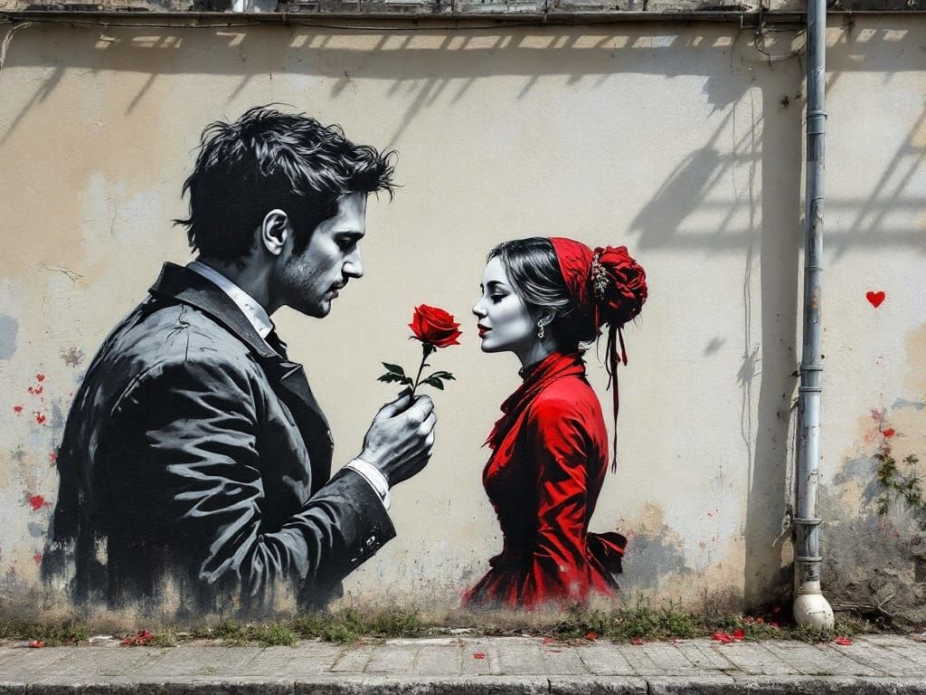 Graffiti: Love is all you need.  4