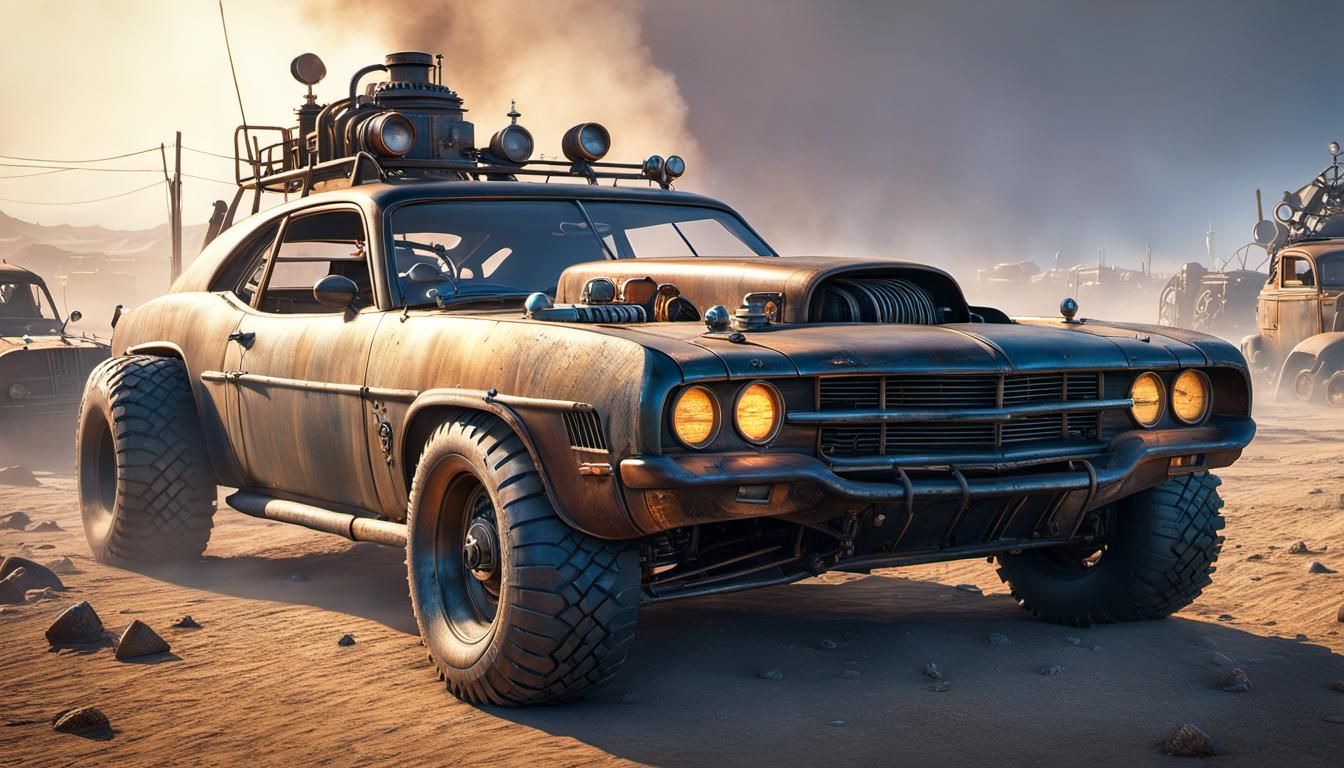 Post-Apocalyptic Steampunk World in HDR