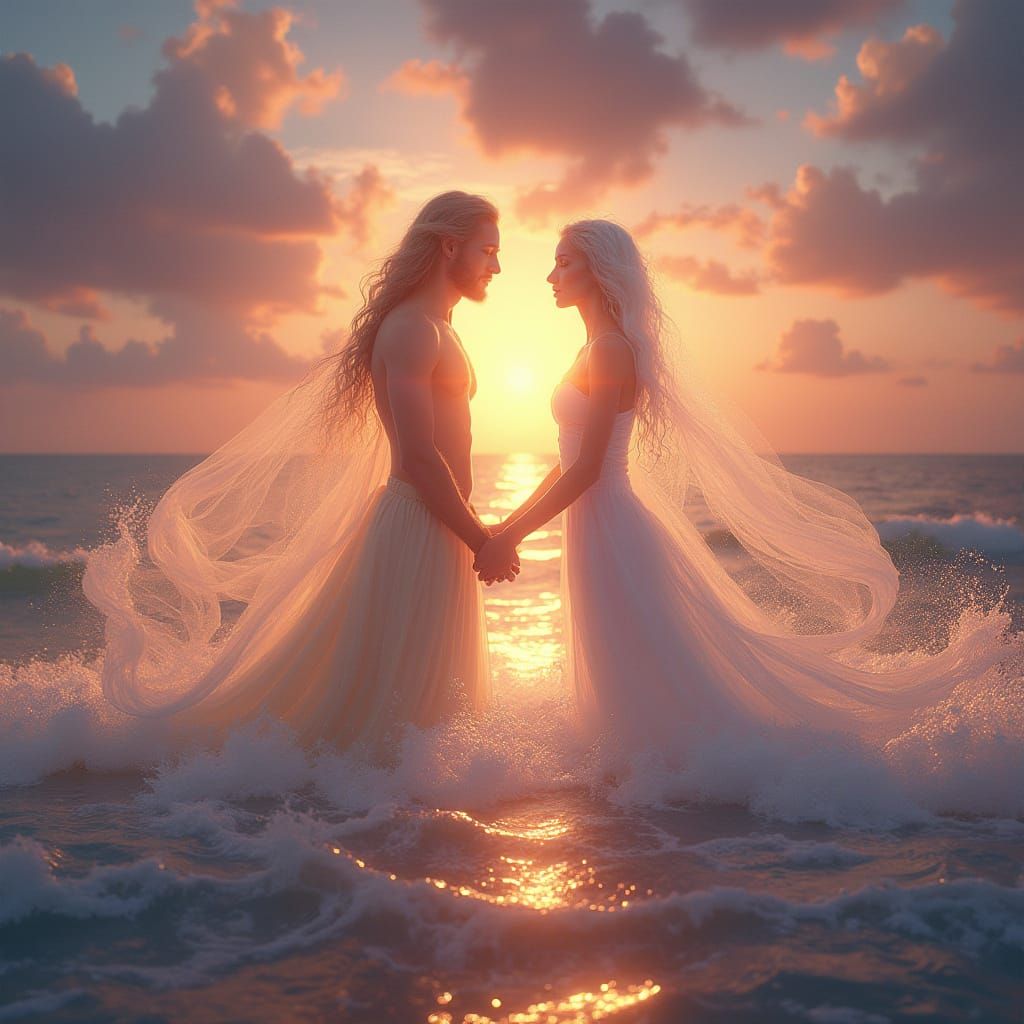 Divine Masculine and Feminine Energies Meet