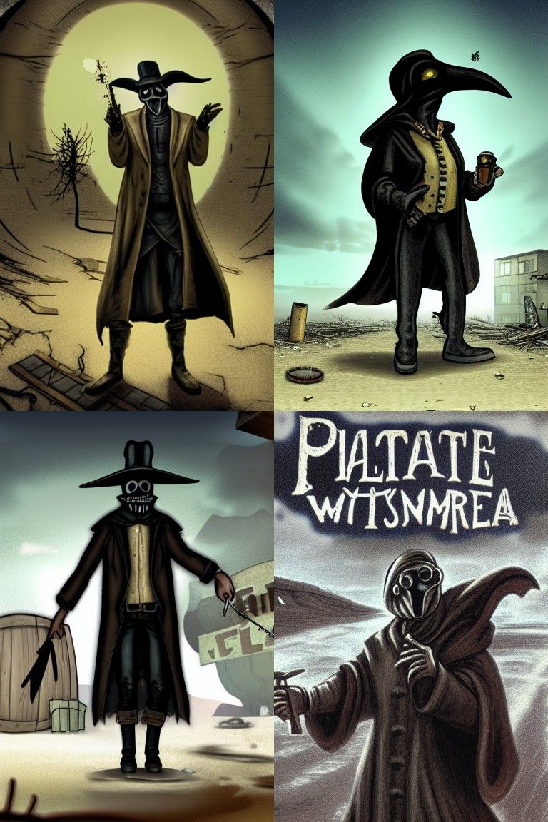 Plague Doctor in Nuclear Wasteland