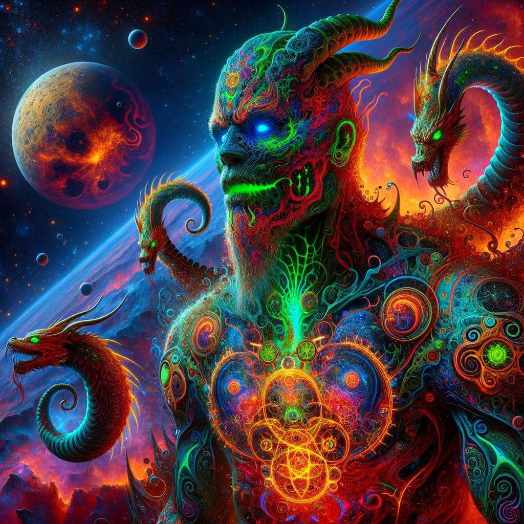 Cybernetic Horror in Hyperreal Colors