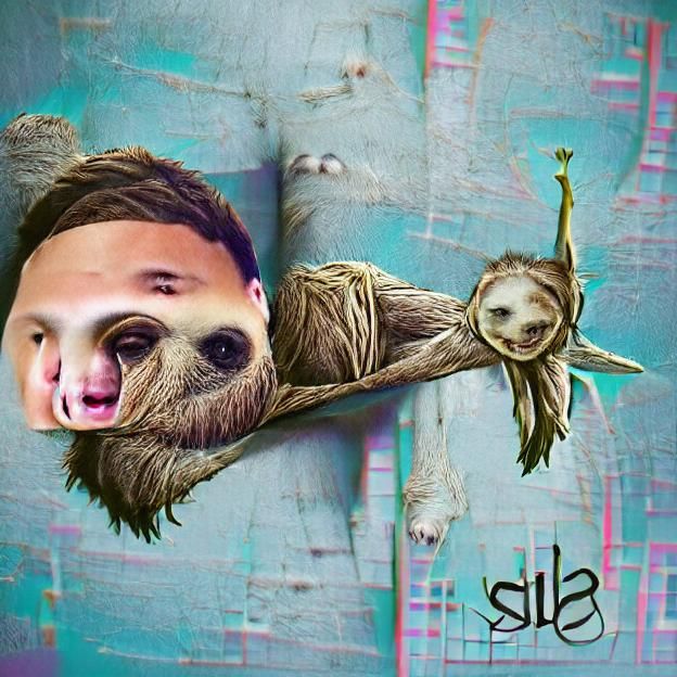 An AI-Generated Image of a Sloth