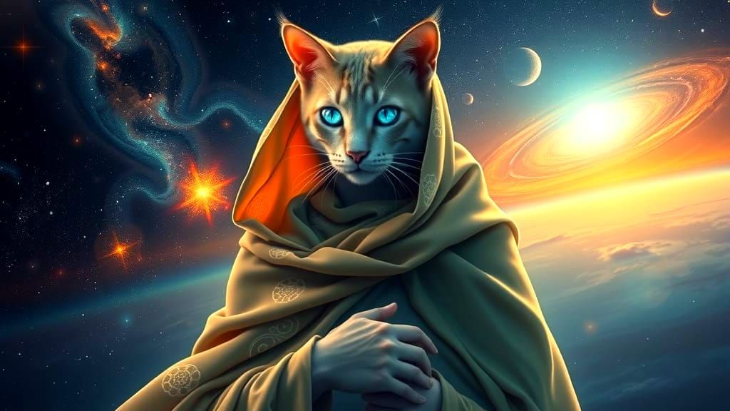 Mystical Feline Ascends to Sirius