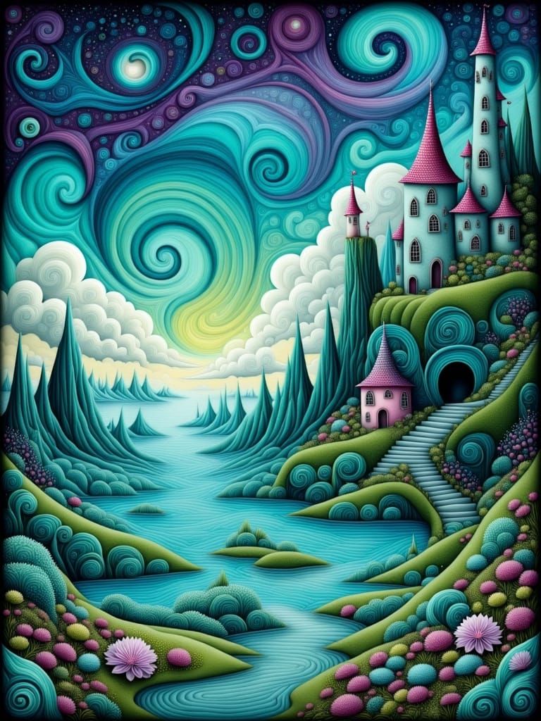 Cosmic Castle on Unreality Shore