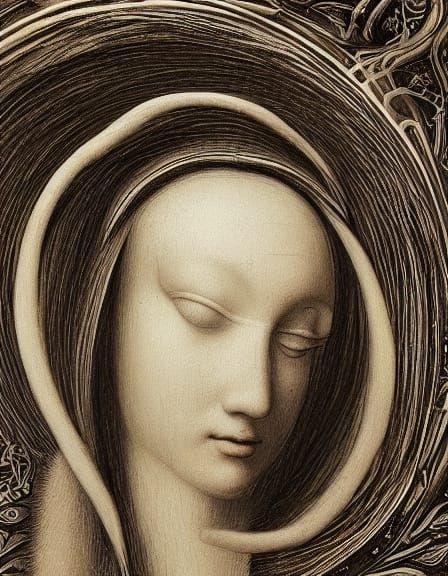 Human Consciousness as Renaissance Art Inspired by Da Vinci