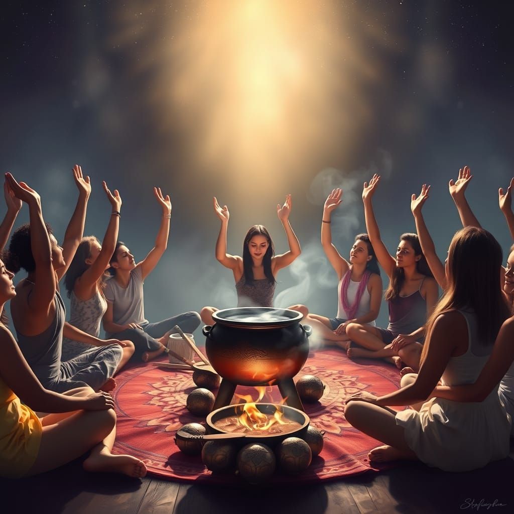Mystical Cacao Ceremony with Chanting Group