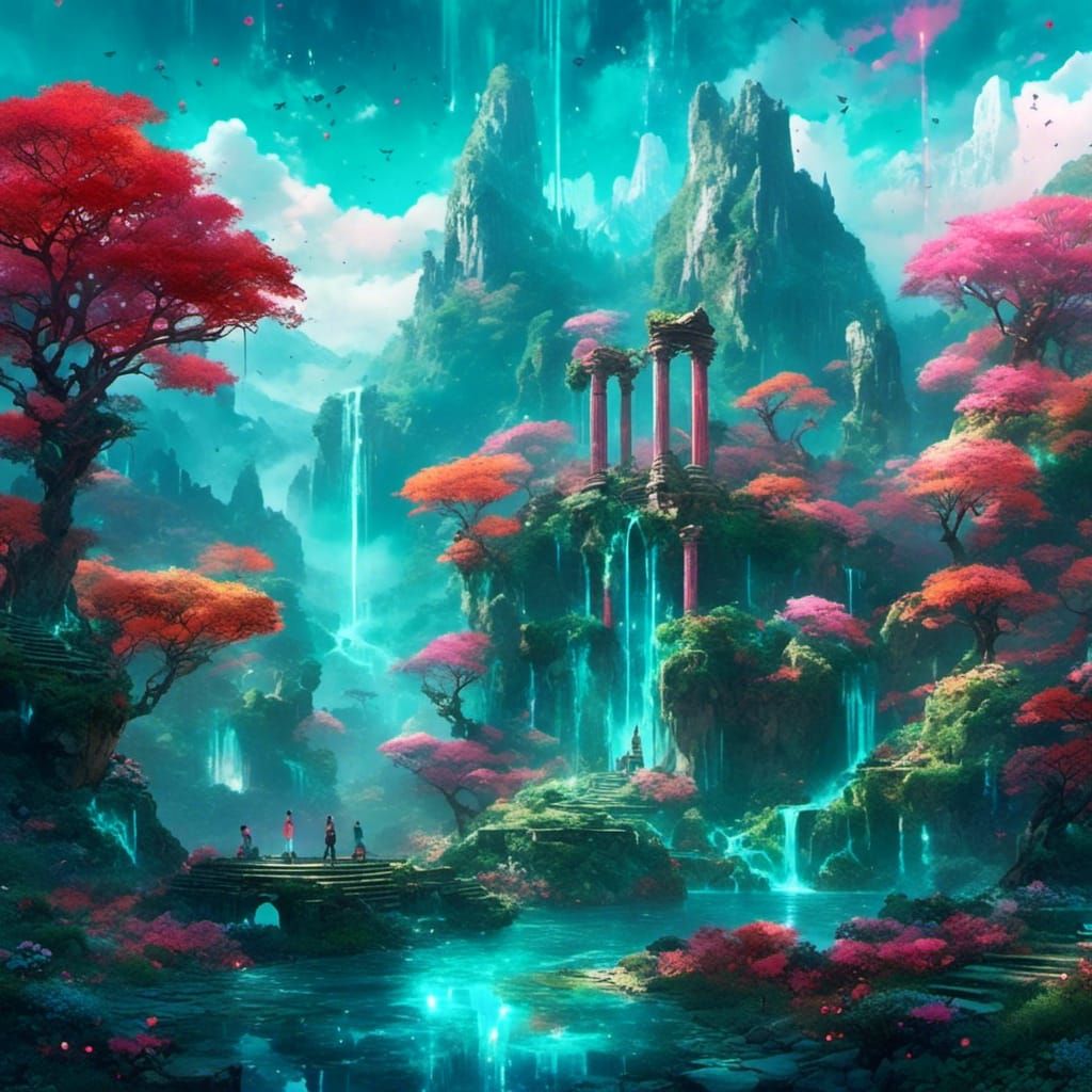 Verdant Fantasy Oasis