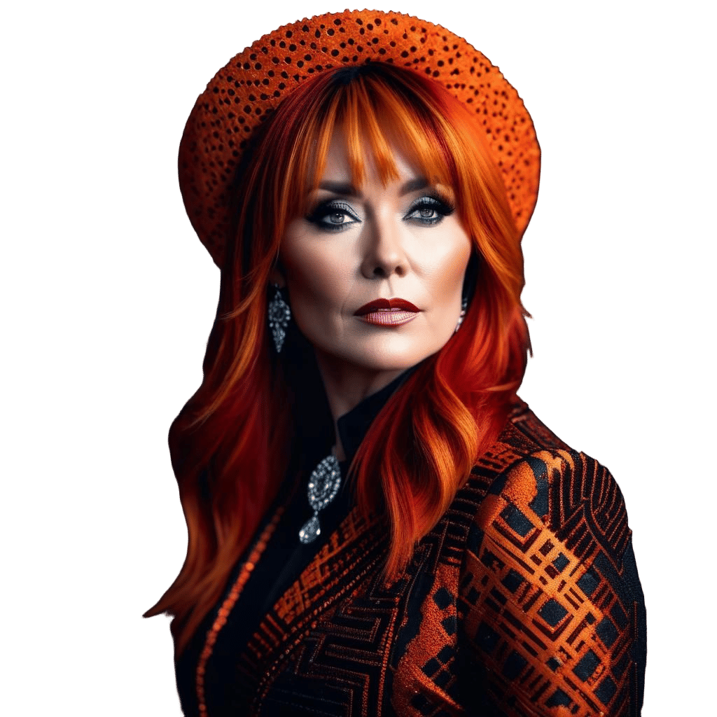 Hyperrealistic Portrait of Scottish Singer Lulu