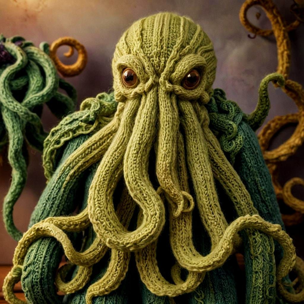 Knitted Cthulhu: A Soft and Cuddly Monster