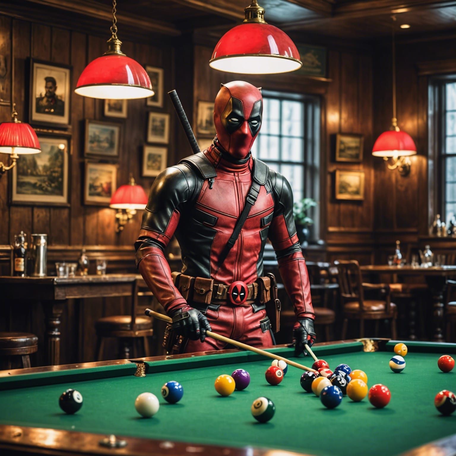 The Merc With a Cue: Deadpool Racks 'Em Up