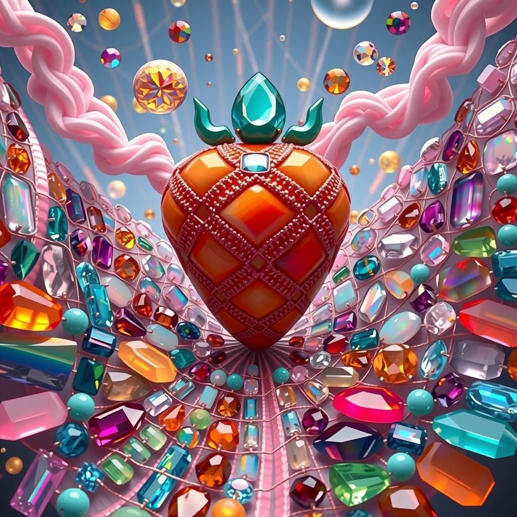 Gemstone Bead Necklace with Topaz, Opal and Peridot