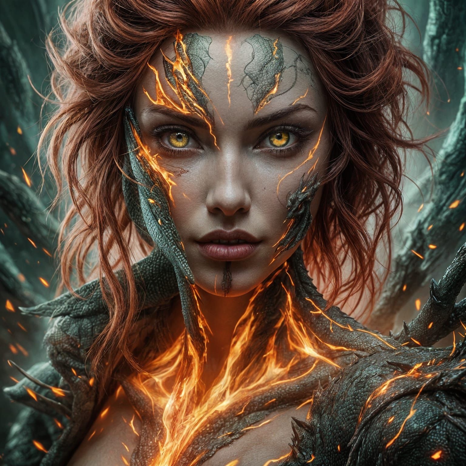 Dragon-Human Hybrid Transformation