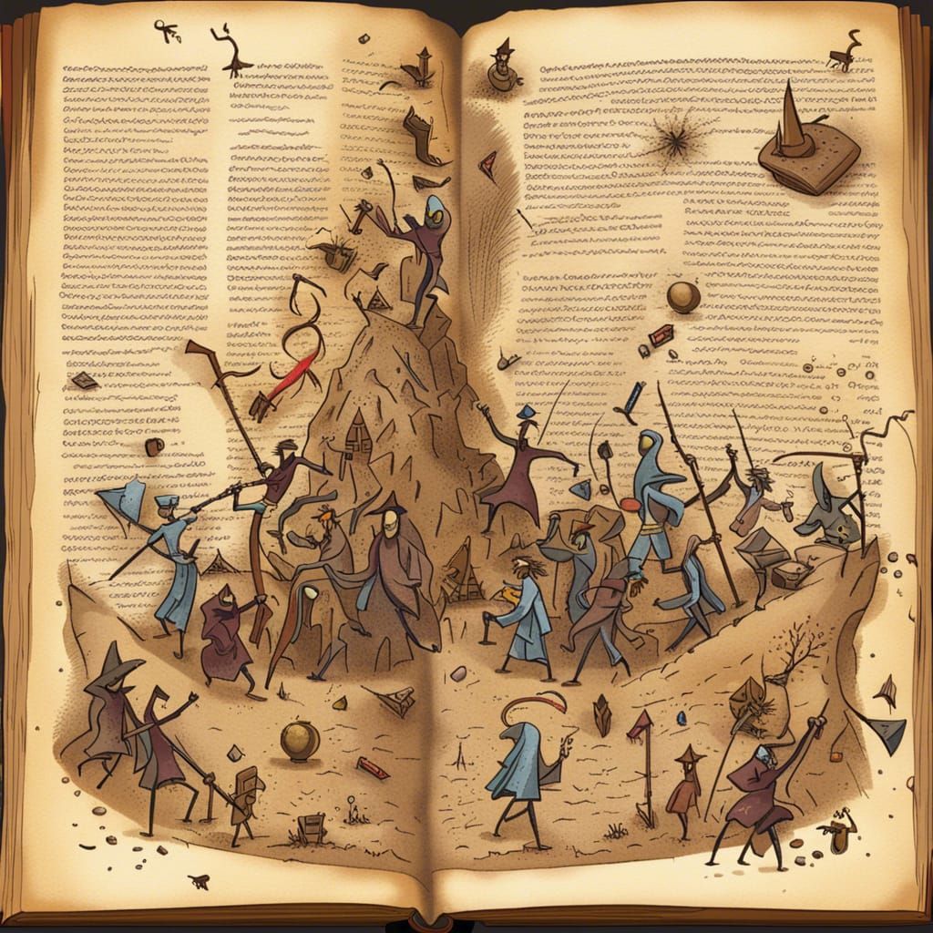 Fantasy World Emerges from Book Pages