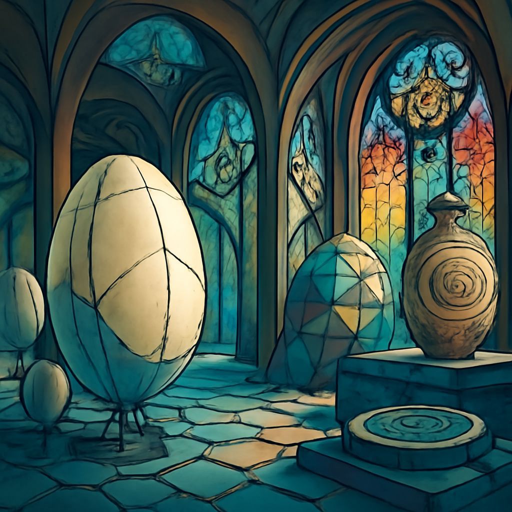 Diatomaceous Modernism Inflatable Ceramic Earthly Whirlingto...