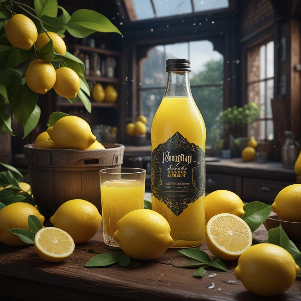 National Lemon Juice Day: Detailed Matte Painting