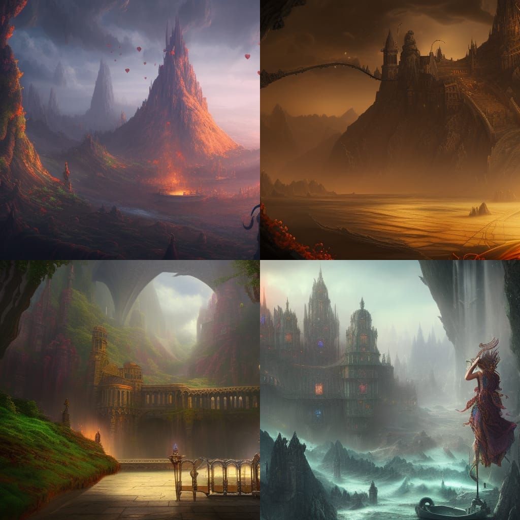 Love as Prisoner: Fantasy Concept Art