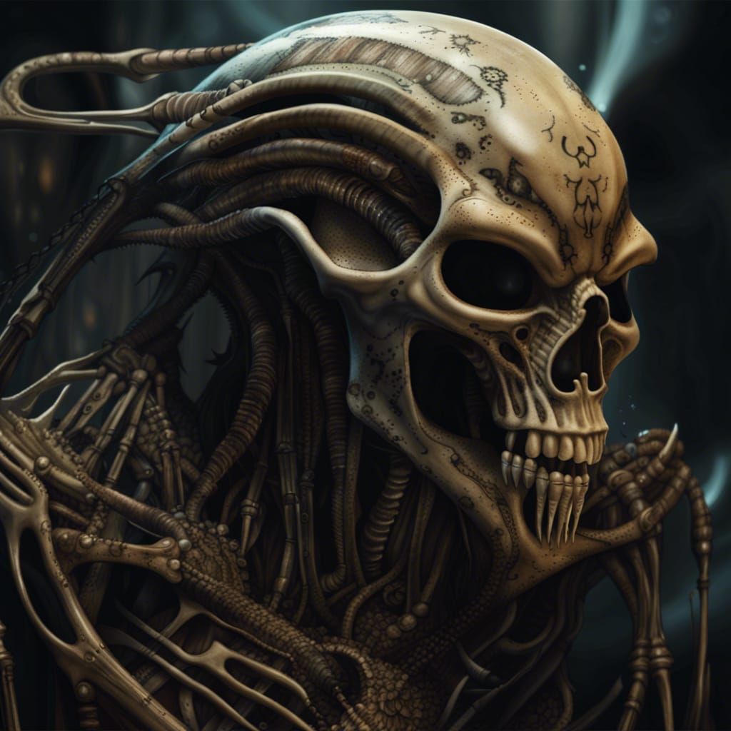 Macabre Alien Archeology: Dystopian Sci-Fi Concept Art