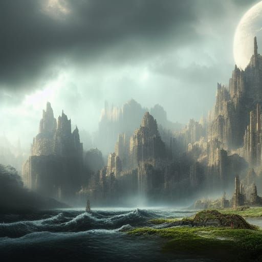 Epic Cinematic Digital Matte Painting