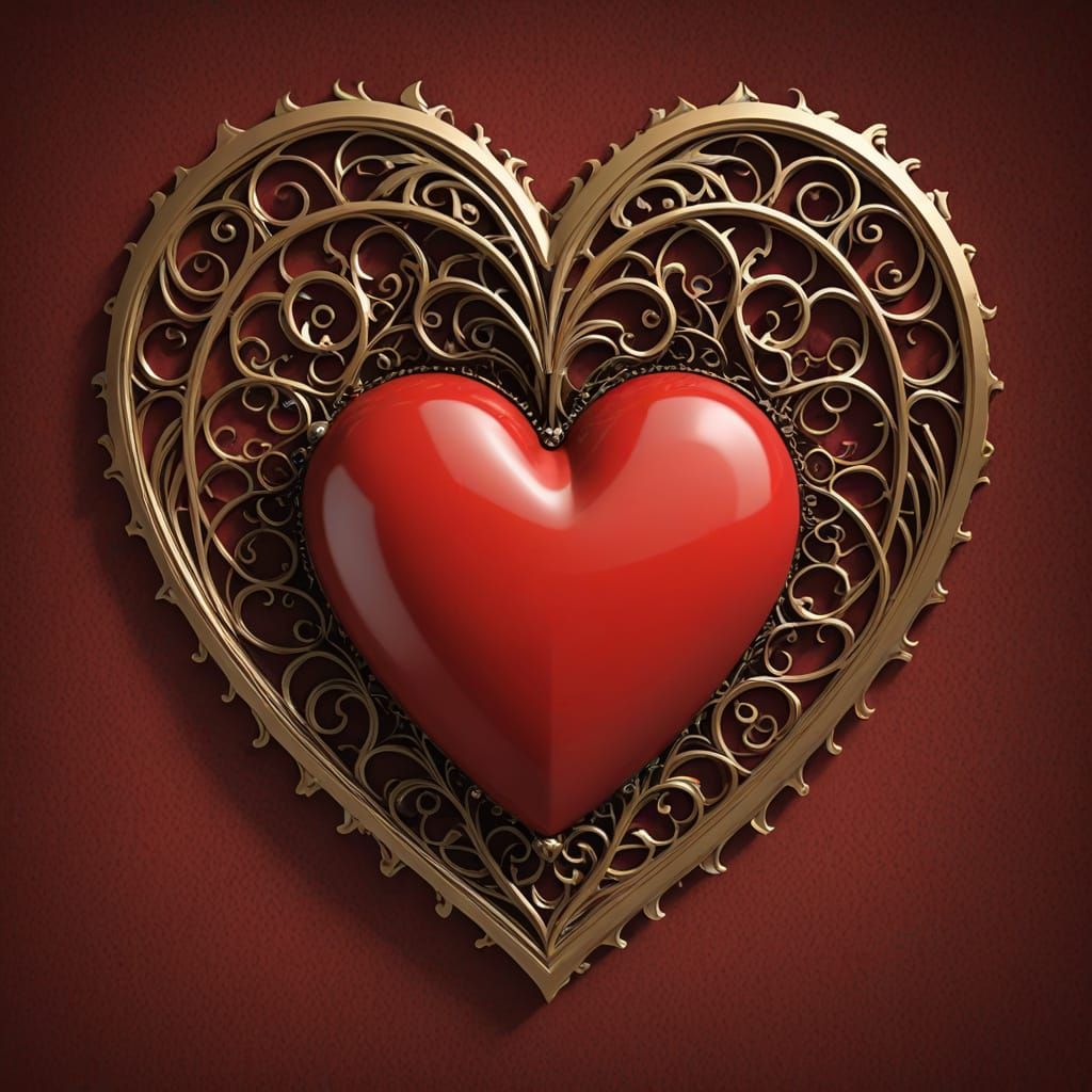 AI Generated Heart Symbol