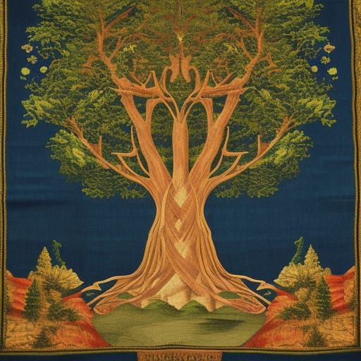 Yggdrasil: Renaissance Tapestry of the World Tree
