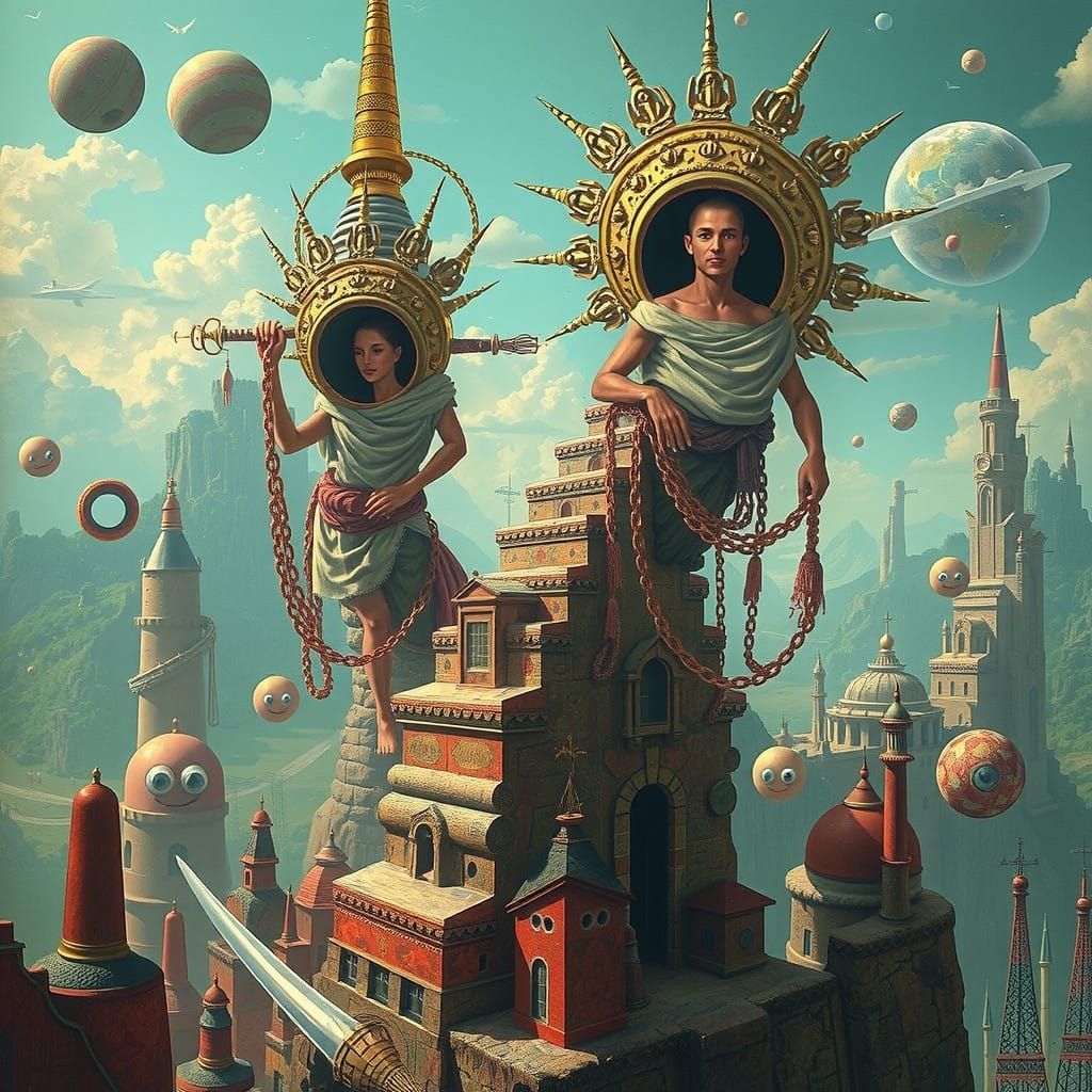 Surrealist Dreamscapes Inspired by Masters