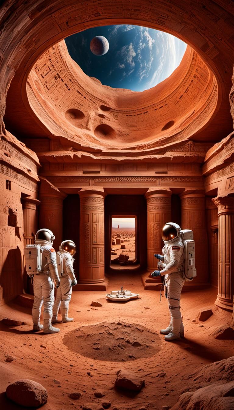 Astronauts Discover Ancient Map on Mars