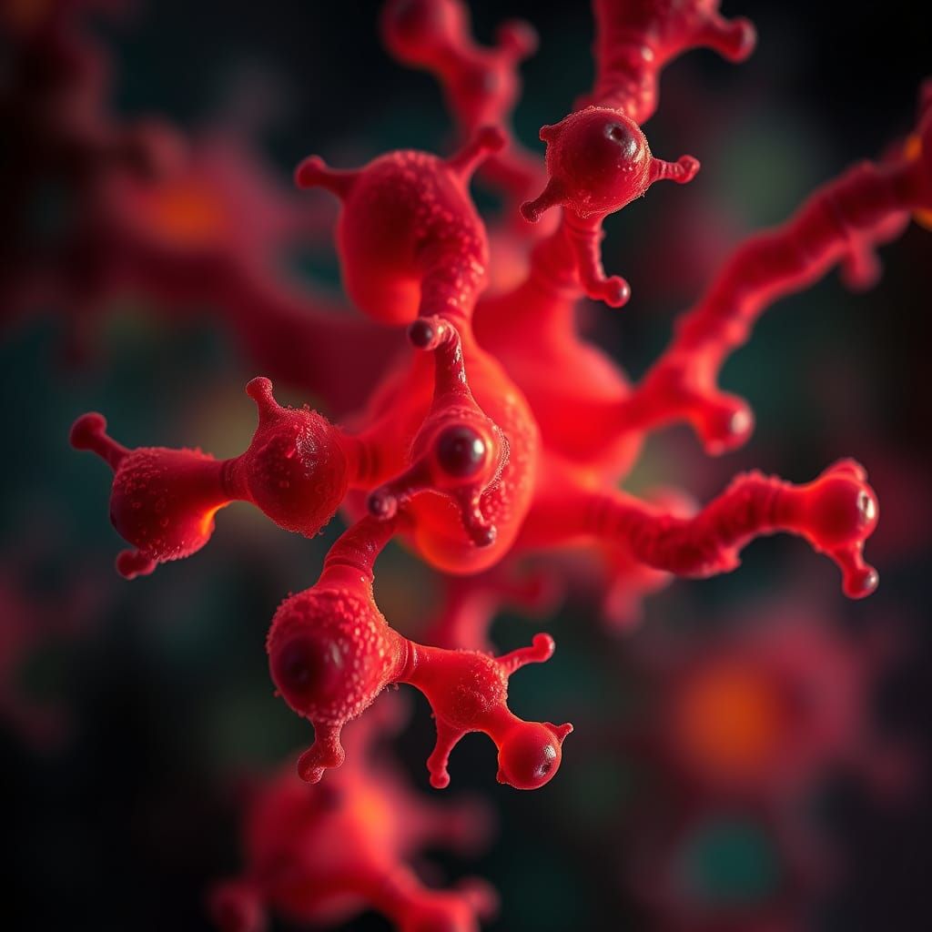 Hyperrealistic Macro Photo of Phytochromes