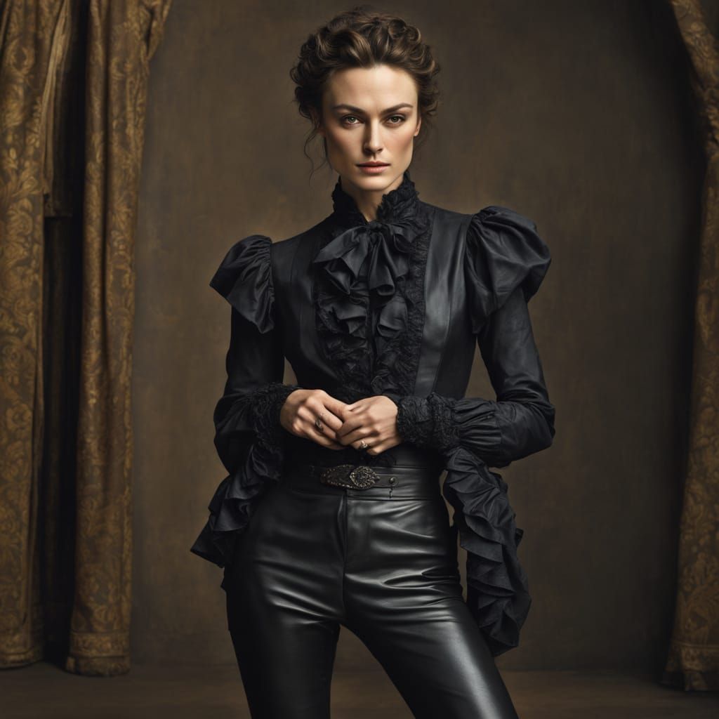 Keira Knightley as French Revolution Spy, Hyperrealistic