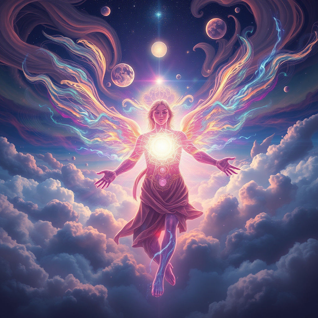 Mystical Aura Emanates Magic: Fantasy Concept Art