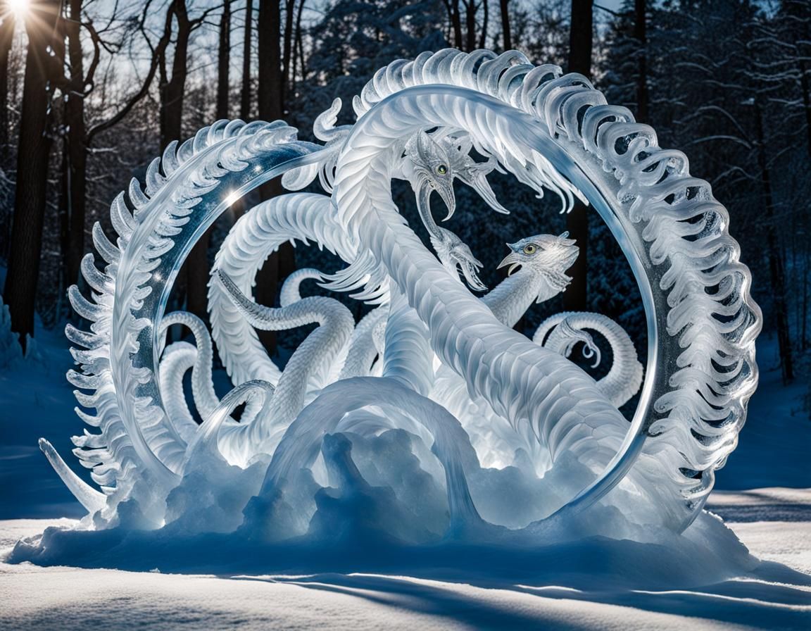 Hydra Ice Sculpture