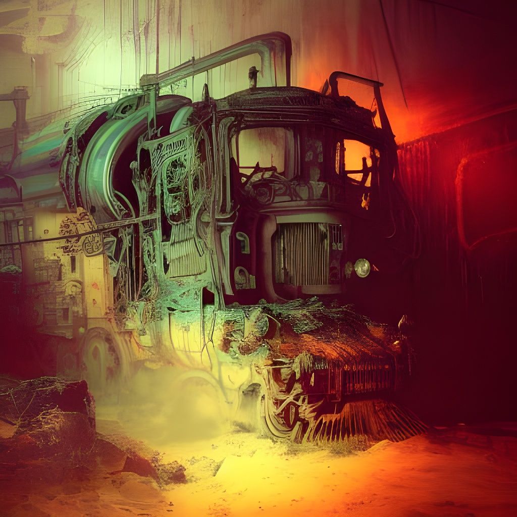 Train Cemetery : Hellish Locomotive...