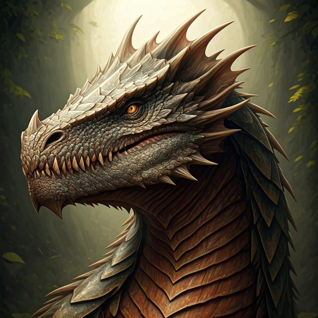 Majestic Tarasque in Realistic Fantasy Art