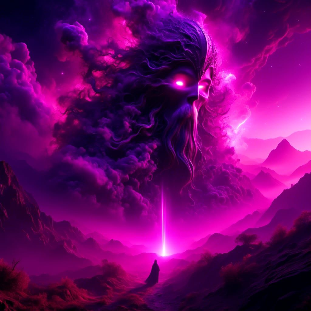 Dark Fantasy Beast with Malevolent Aura