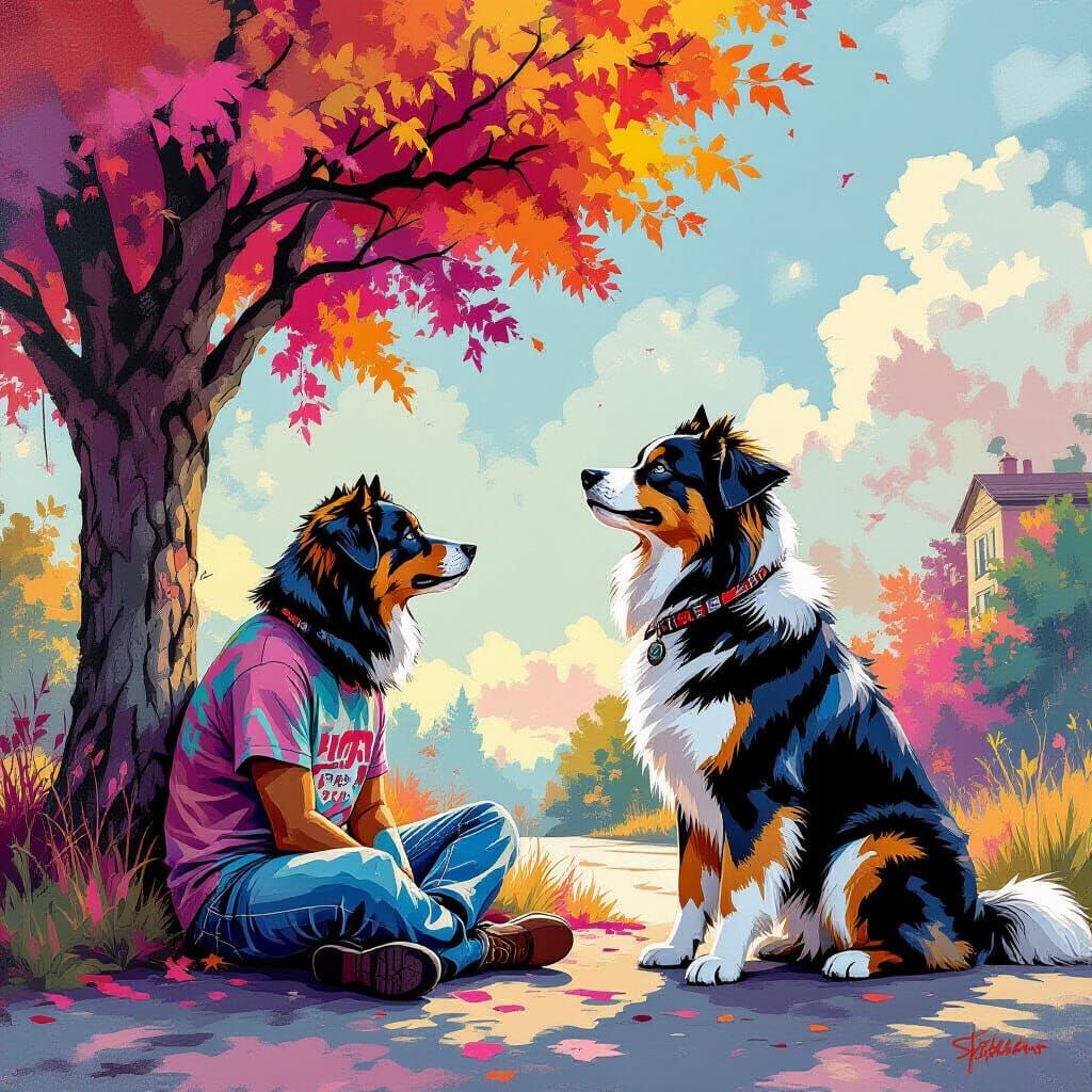 Dog in Jeans: Graffiti and Street Art Fusion