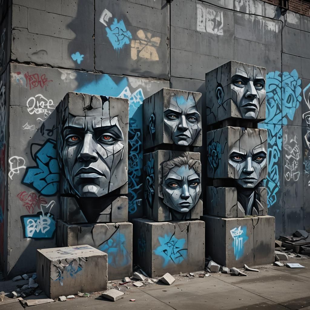 Concrete Humanoids in Gritty Urban Setting