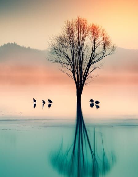 Peaceful Winter Morning with Singing Birds