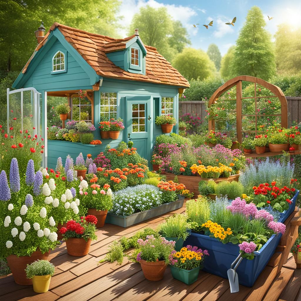 AI Interpretation: Euphoria for Gardening