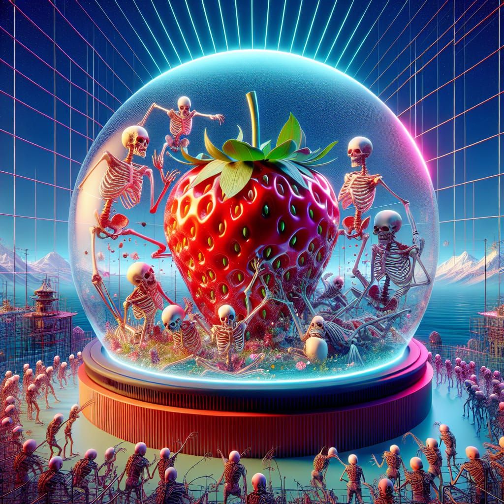 Last Strawberry on Earth in Extravagant Anime Style