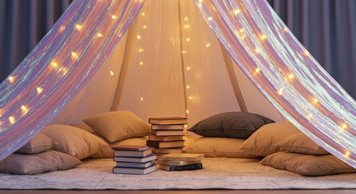 Magical Blanket Fort Reading Sanctuary