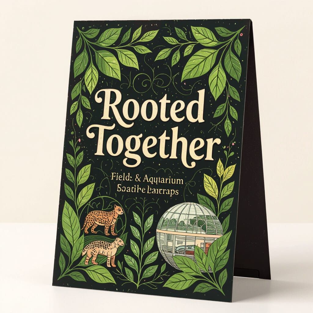 Rooted Together: Nature Club Poster Stand