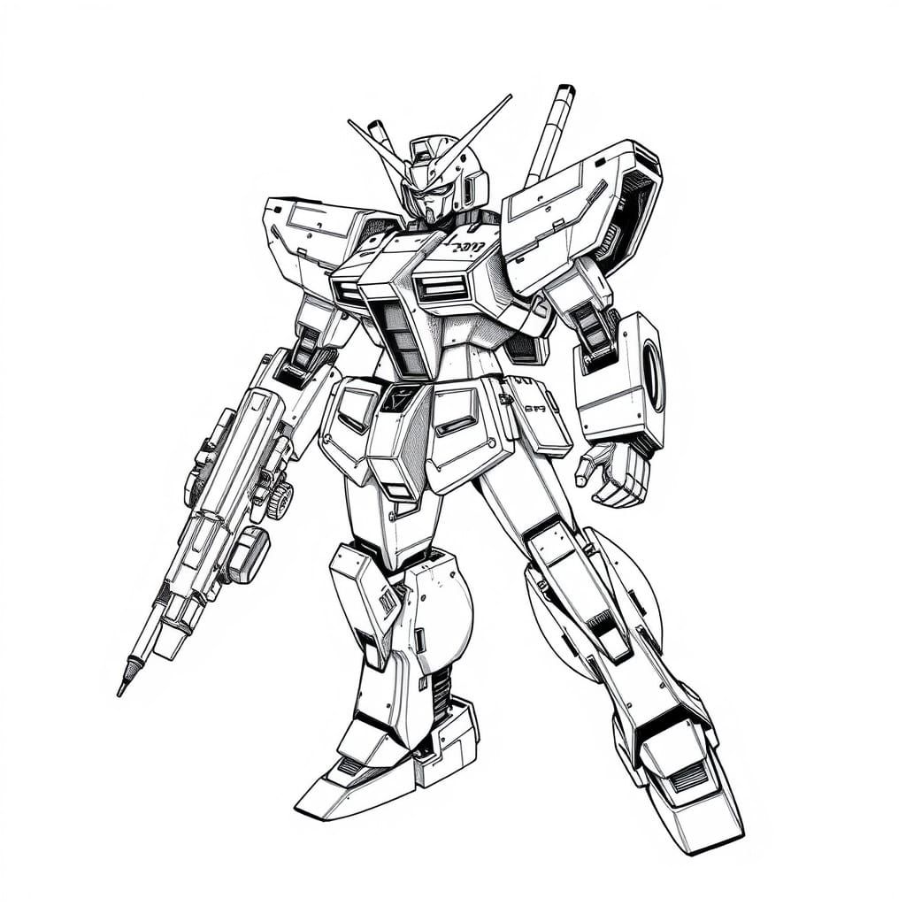 Cyberpunk Gundam RX-78 Cockpit Concept Art