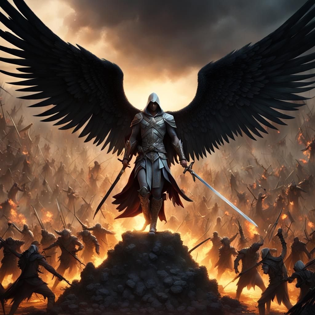 Archangel Michael Battles Shadow Army