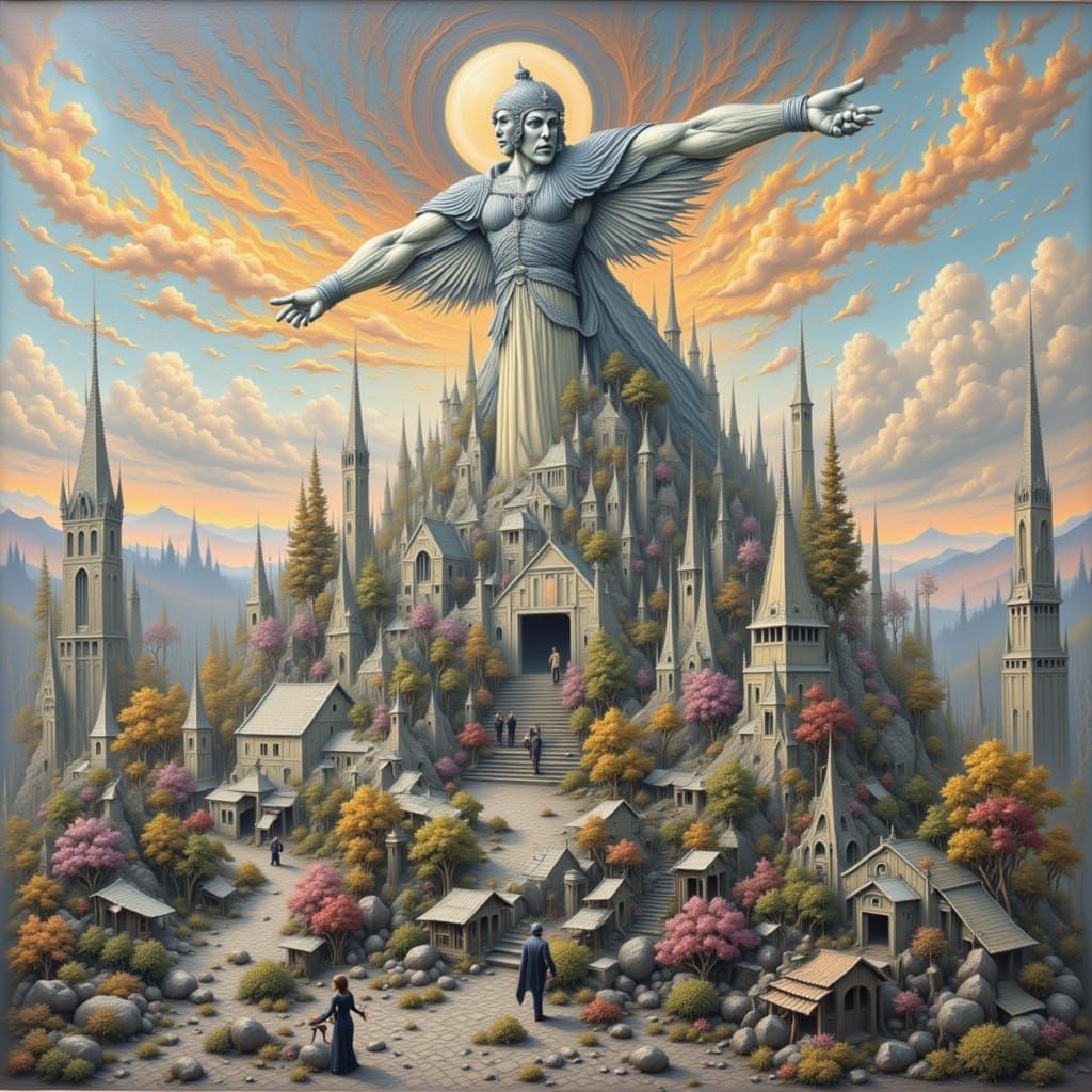 Hyperrealistic Man Portrait with Sharp Focus