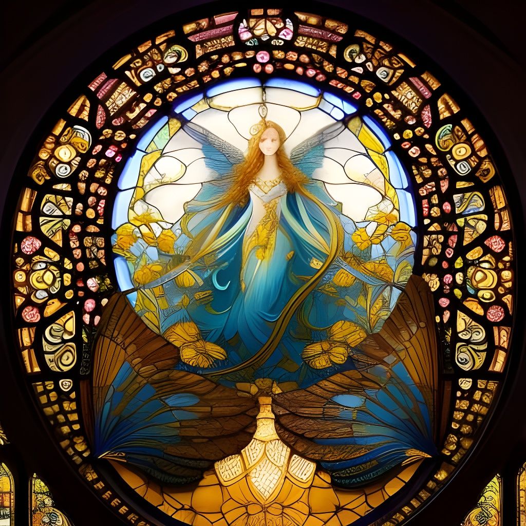 Stained Glass Goddesses: Goddess of Transformation