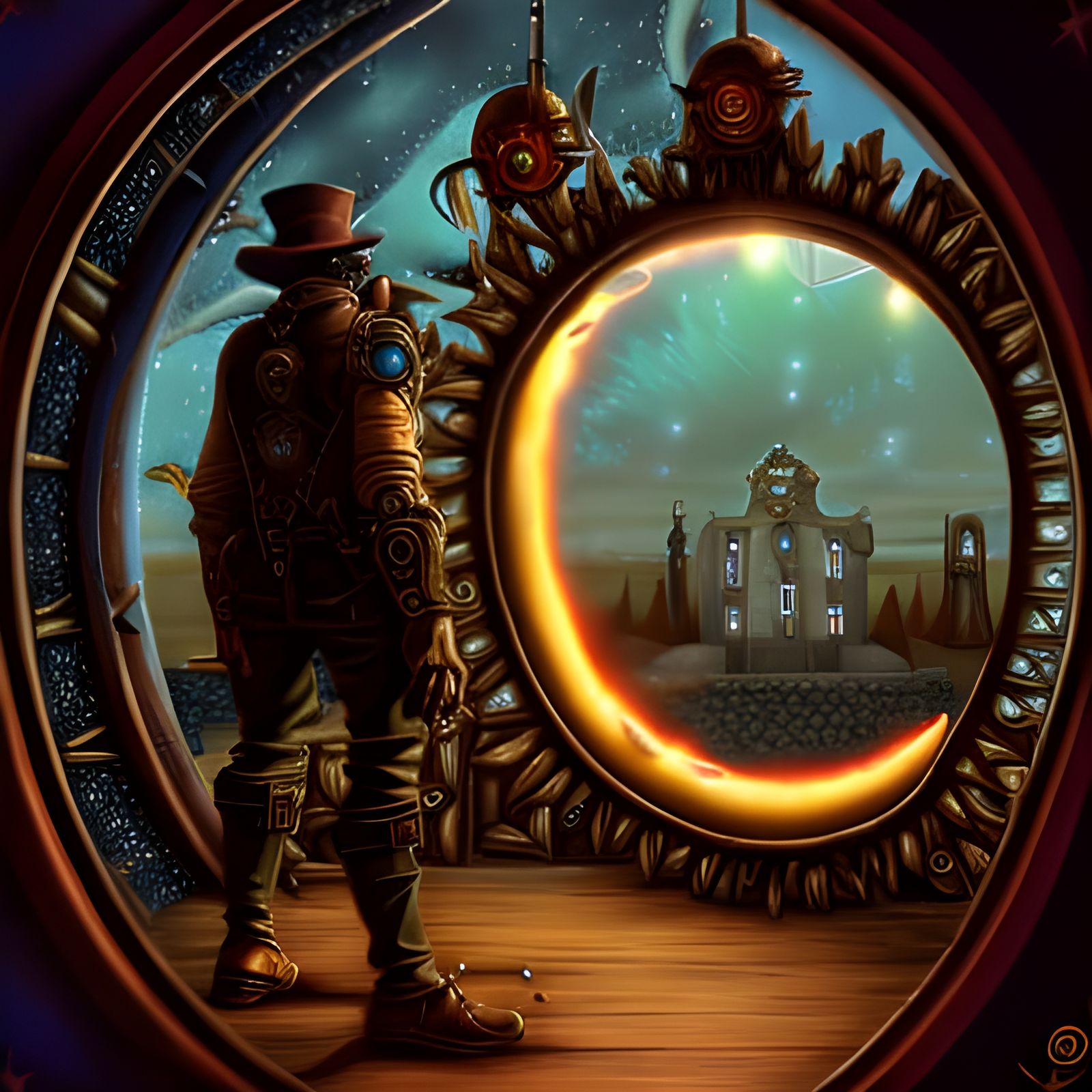 Space Cowboy finding Portal