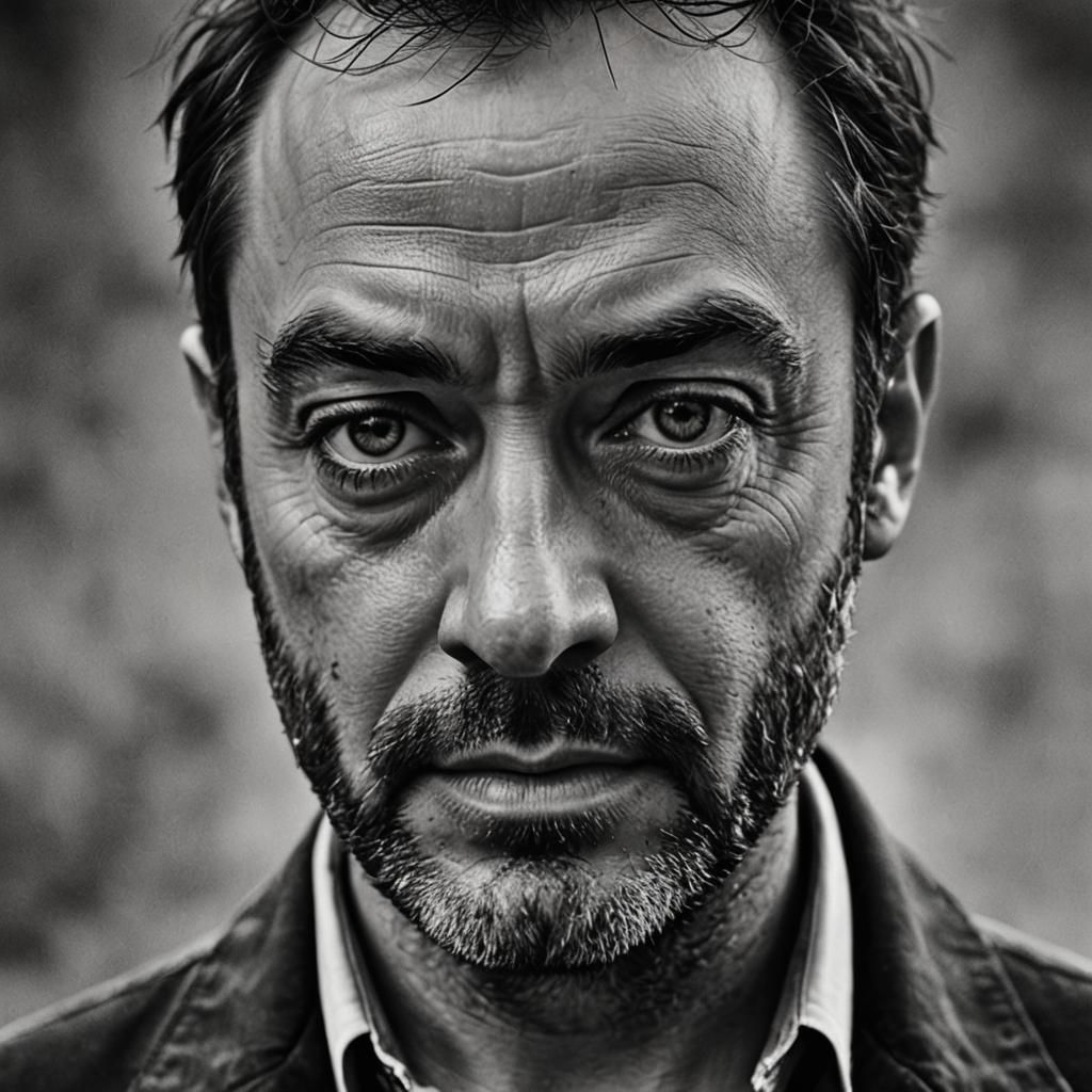 Mark Sheppard: Black and White Portrait