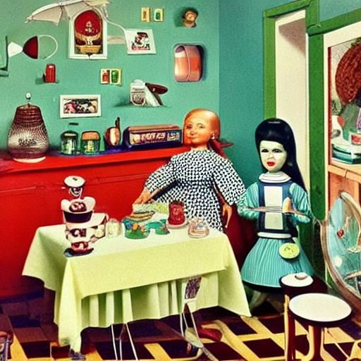 Aunt Pollys wearing her tights again