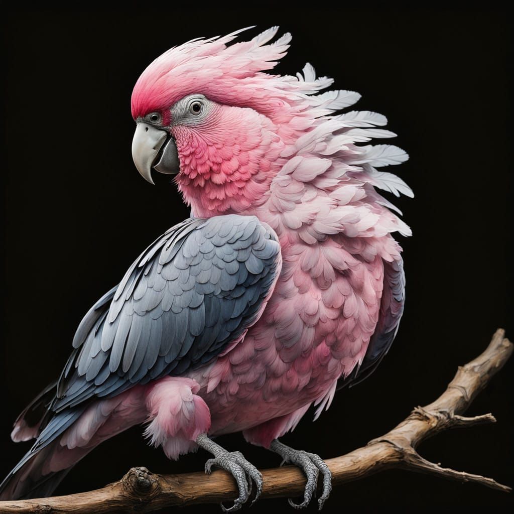Galah in Moody Landscape