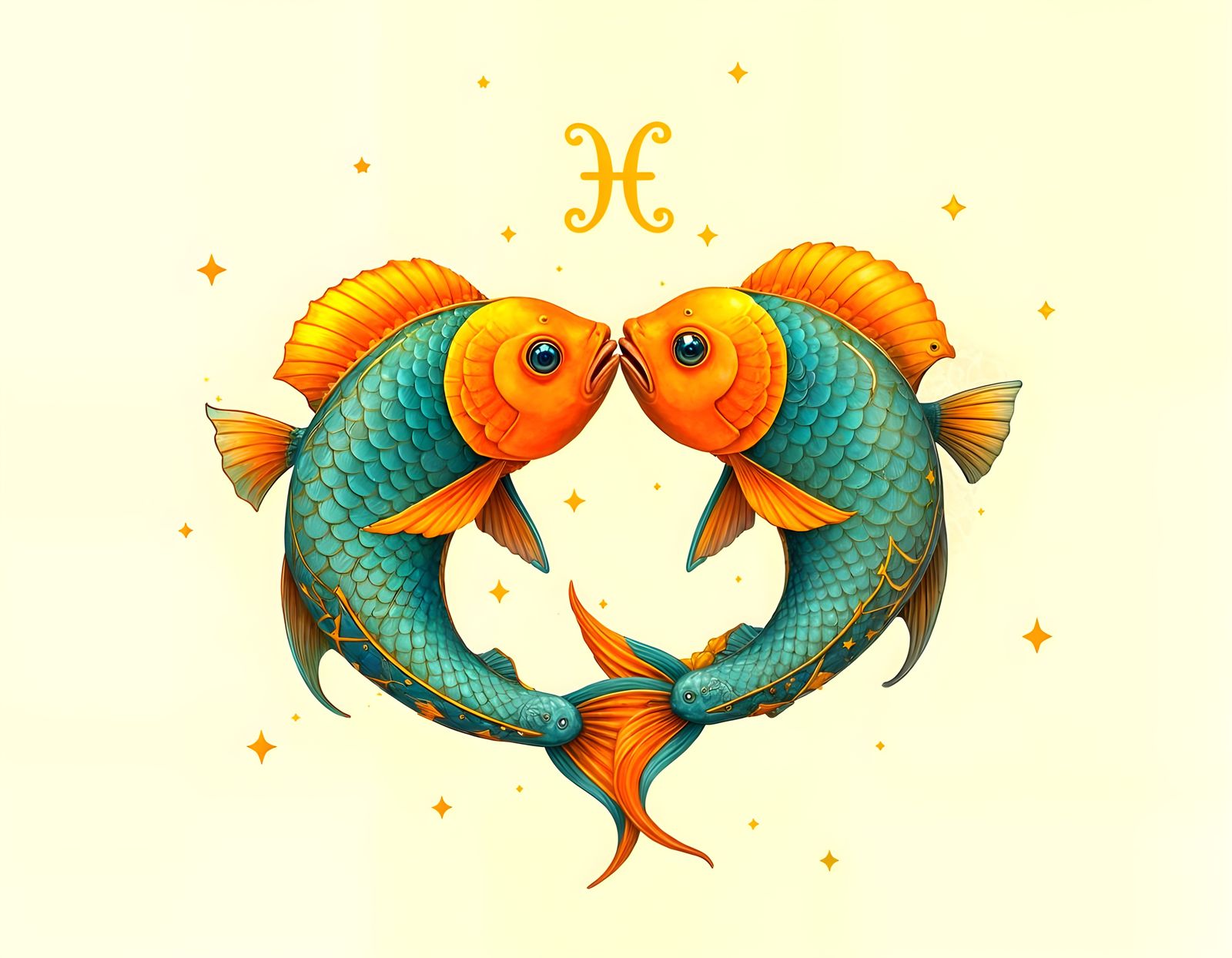 Enchanted Pisces Lovers in Celestial Harmony