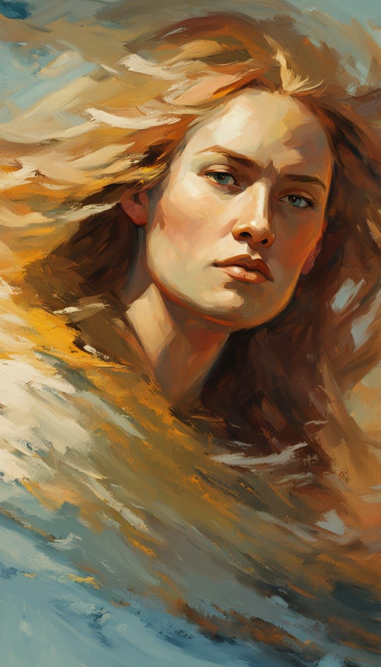 Viking Warrior in Golden Hour